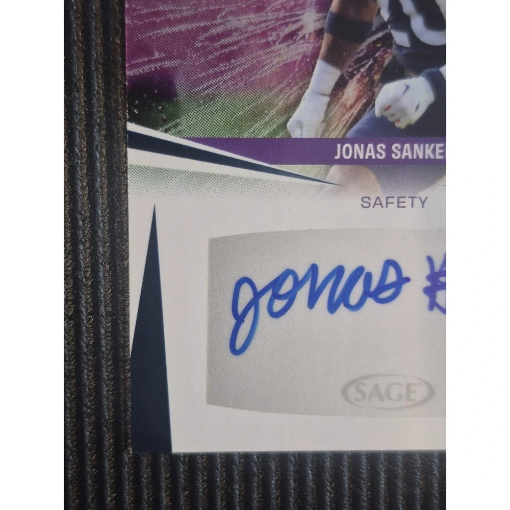 2024 Sage Jonas Sanker #A-JS Silver Fireworks Autographs (AU) (RC) Saints